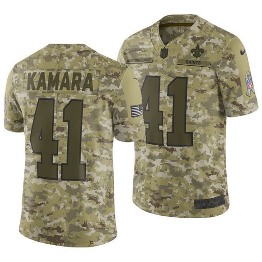 Nike New Orleans Saints Alvin Kamara Salute to Service NFL Jersey - Picture 7 of 7
